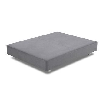 Canapé Fijo Tapizado Flex Paladium Velvet Gris Marengo 90x190 (sin Patas)