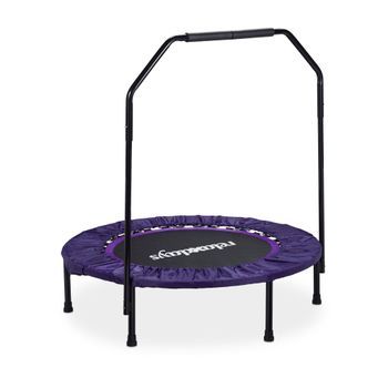 Trampolín Plegable Con Asa - White/purple/black - 9x105x58cm