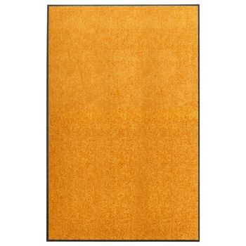 Felpudo Lavable Naranja 120x180 Cm Vidaxl
