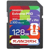 tarjeta sd sandisk extreme pro 128 gb sdxc uhs-ii 300 mbs v90 negra