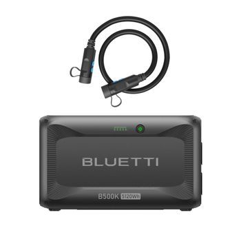 Batería De Expansión Bluetti B500k1, 5120 Wh, Para Ac180/ac300/ac200pl