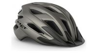 casco met crossover titanio mate