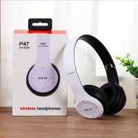 auriculares estereo p47 con bluetooth 50 cascos inalambricos plegables de serie para juegos deportivos para iphone y xiaomi