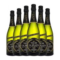via de la plata brut cava 75 cl 118 vol pack de 6 unidades