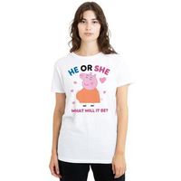 dessins animes camiseta he or she para mujer