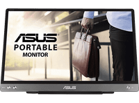 monitor portatil - asus zenscreen mb14ac 14 fhd portatil 5 ms 60 hz usb antiparpadeo filtro luz azul gris