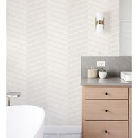 papel pintado vinilico ecologico de rayas de espigas en relieve - somerset house 680841 de gaulan - rollo de 10 m x 053 m