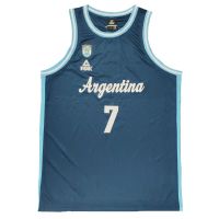 camiseta facundo campazzo argentina baloncesto - peak azul
