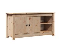 mueble tv - mesa de tv de madera maciza de pino 103x365x52 cm