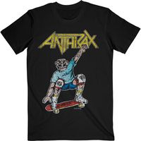 anthrax tops y camisetas spreading skater notman para mujer