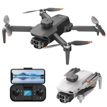 LYZRC L106 GPS WiFi FPV con ajuste eléctrico,cámara dual HD de 360°,evitando obstáculos,posicionamiento por flujo óptico