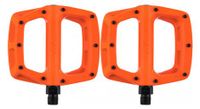 par de pedales planos dmr v8 naranja