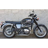 sistema de escape triumph thruxton 900 efi mass trucker 2-1