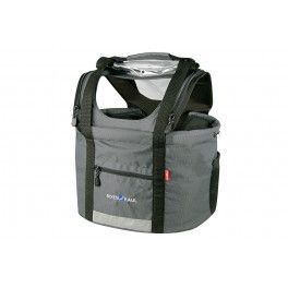 Rixen&kaul Bolsa Para Perro Doggy 24 L (38x29x25/40) Gris Para Fijacion Klickfix