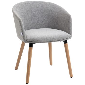 Sillón individual 57x56x72 cm gris