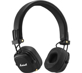 Marshall Major III Wireless Bluetooth Headphones - Black, Black