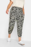 yours joggers capri negros cachemira mujer curvy y tallas grandes yours