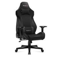 silla gaming huzaro force 76 negra ajuste ergonomico 150 kg respaldo 160