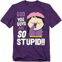 south park camiseta so stupid para mujer