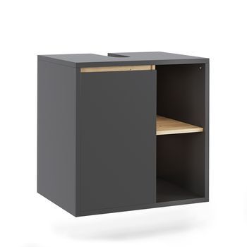 Mueble Bajo Lavabo Viola 60 X 60 Cm Con Estantes Abiertos Vicco
