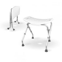silla para ducha plegable regulable en altura conteras antideslizantes delta