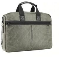 david william bolso de mano portadocumentosmaletin para portatil gris para hombre