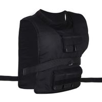 homcom chaleco de peso 15 kg  20 kg  30 kg chaleco de entrenamiento ajustable con pesas extraibles chaleco de correr   aosom espana