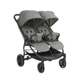 Carrito gemelar Happy 2 Gris Claro 2024
