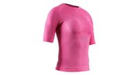 maillot de manga corta x bionic effektor para mujer rosa neon blanco