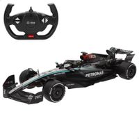 rastar - coche teledirigido mercedes amg w15 e performance 2024 escala 112 replica oficial mando rc 24 ghz juguete coleccion acabados de calidad ideal para coleccionistas fans f1 coche
