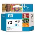 hp 70 matte black and cyan original printhead