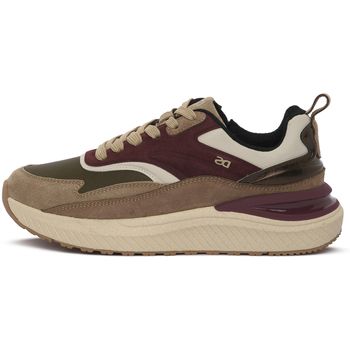 Donna Serena Deportivas Moda POP BORDO para mujer
