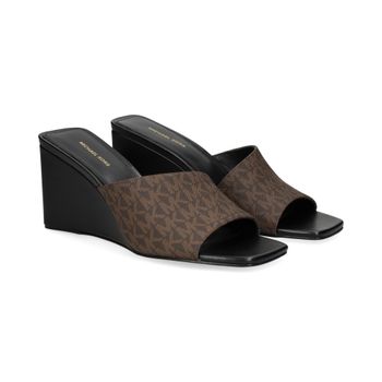 Michael Kors Sandalias Cuña Mujer - Marrón Talla 7.5