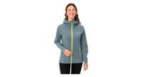 chaqueta cortaviento vaude neyland azul para mujer