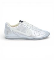 no name para mujer tnerx30 zapatillas evo run plateado 38 piel plata plano cordones casual