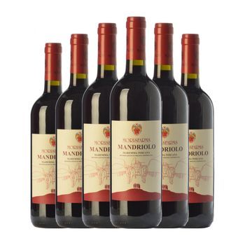 Morisfarms Vino Tinto Mandriolo Rosso Maremma 75 Cl 12.5% Vol. (pack De 6 Unidades)