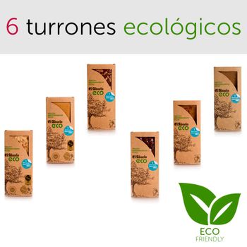 Lote de 6 turrones ecológicos El Abuelo