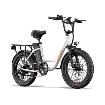 Bicicleta Eléctrica Urlife E20 250w 48v13ah 20 Pulgadas Freno Disco - Blanco