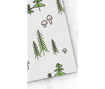 Papel pintado infantil sierra sierra - blanco - 1 rollo 55 x 300 cm