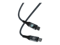 cable usb-c - muvit for change mcusc0054 12m a usb-c 100w pantalla lcd gris