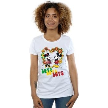 Disney Camiseta Hippie Love para mujer