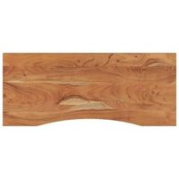 tablero de escritorio rectangular madera acacia 110x50x25 cm vidaxl