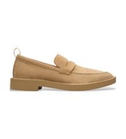 clarks para hombre 26180847 mocasines de piel martock lo marron 415 plano ante ninguno casual fiesta clasico