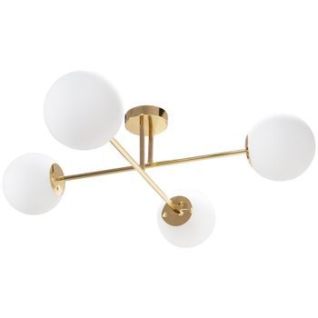 Lámpara De Techo App1248-4cp Gold