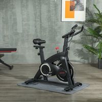 bicicleta estatica sportnow acero abs 108x53x111 cm negro