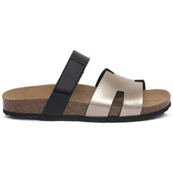 Grunland Chanclas CB0787CHAMPAGNENERO para mujer