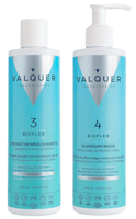 valquer bioplex n3 y n4 champu fortalecedor 300 ml  mascarilla protectora 275 ml