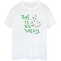disney camiseta manga larga the mandalorian this is the way para mujer