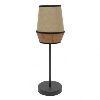 Fabrilamp Sobremesa Alto Campana 1xe27 Saco Marron 74x25x25 Cm