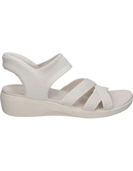 Sandalias Veganas Para Mujer Skechers Slip Ins 163524-ofw Blanco 39